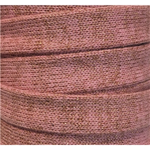 Rundstickade band till Hoddies - Gammelrosa Glow
