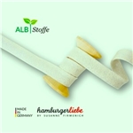Rundstickade band till Hoddies - Offwhite silver shine