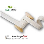 Rundstickade band till Hoddies - Offwhite silver shine