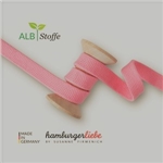 Rundstickade band till Hoddies - Rosa