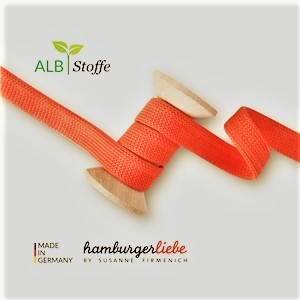 Rundstickade band till Hoddies Orange