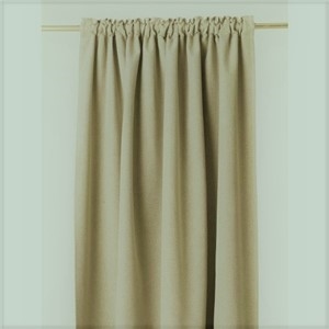 Mörkläggningsgardin beige 1 st, 135x250 cm