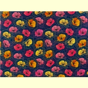 gula, rosa, cerise blommor