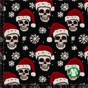 Stickade Jul Skulls