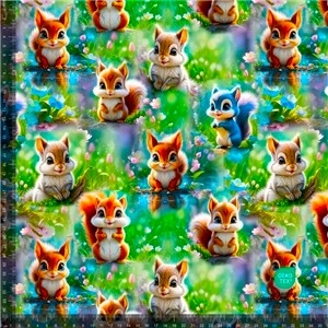 Skogens söta ekorrar Jogging