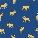 Moose mood blå