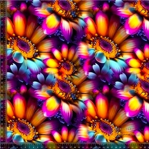 Färgglada Klara Blommor