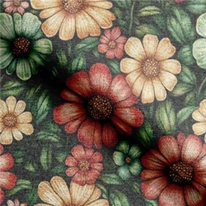 Gobeläng – Vackra färgglada blommor