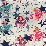 Digi trikå prinsessa på häst