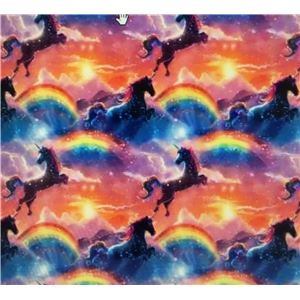 Celestrial rainbow unicorns