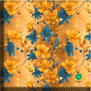 Blå & Gula Blomster