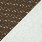 Gulliga små stjärnor på brunt