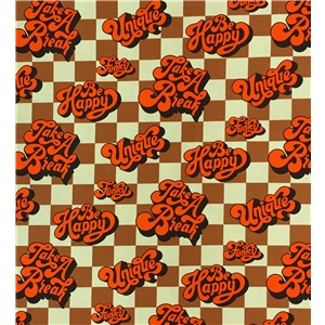 Citat på rutor - Orange