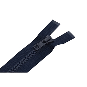 Blixtlås 110 cm 2-vägs delbar 6 mm Marinblå