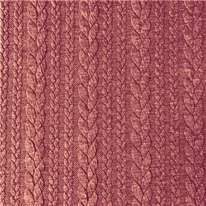 Stickad Jaquard gammelrosa