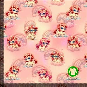 Söta Enhörningar Och Regnbågar