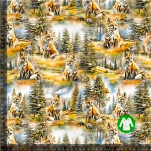 Eleganta akvarellrävar 2