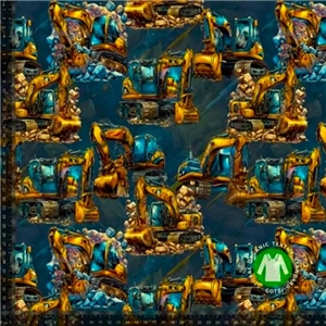 Häftiga grävskopor