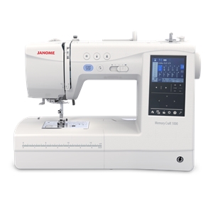 Janome Memory Craft 1000 Silky White 1000