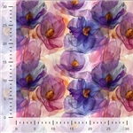 Dusty Lilac Flower Viskos