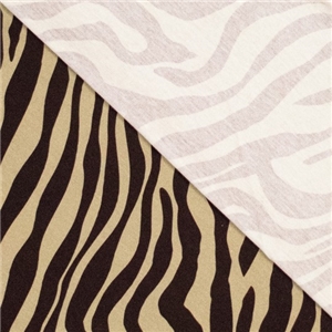 Zebra Öglad Jogging Brun - Beige