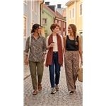 Zebra Öglad Jogging Brun - Beige