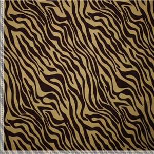 Zebra Öglad Jogging Brun - Beige