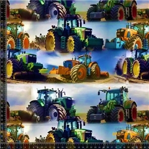 Traktorer Grön Orange