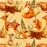 Konvalj, Bambi, Räv beige