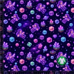 Gamer pixel girls - lila galax