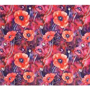 Beautiful poppies on cherry Jogging Öglad