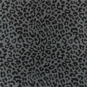 Leopardblå merinoull