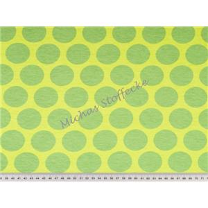 Ekologisk Stretch Jersey Maxi-Dots grön